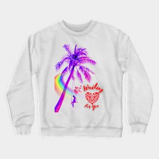 Girl Waiting For You Crewneck Sweatshirt